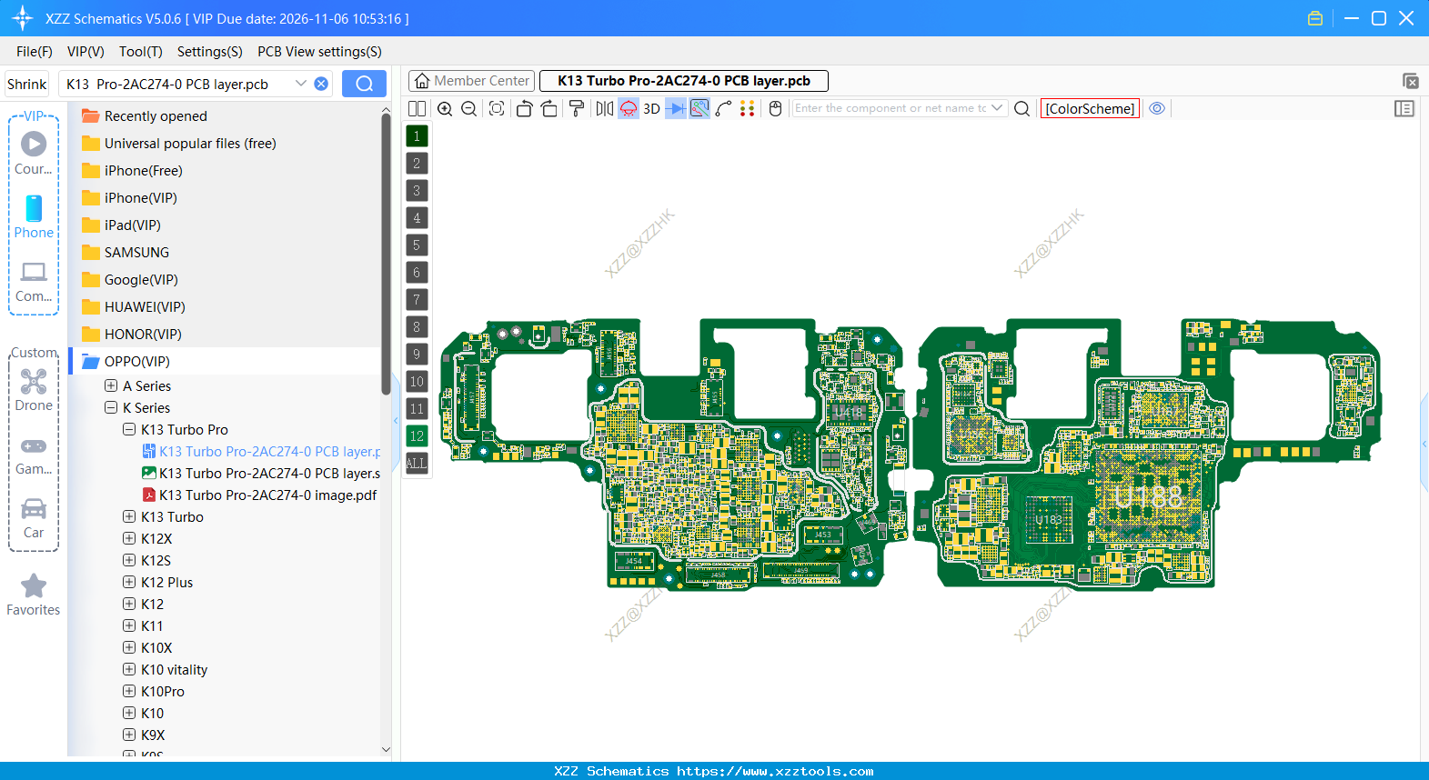 OPPO K13 Turbo Pro-2AC274-0 PCB Layer